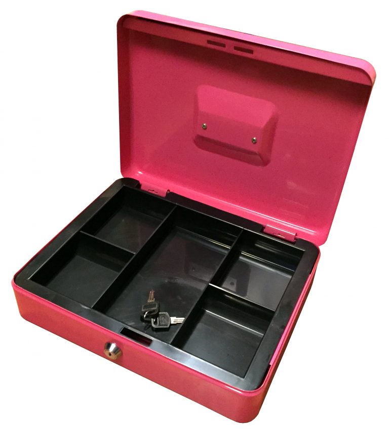12″ Pink Cash Box Product Nation Ltd Staffordshire B2B Stationery